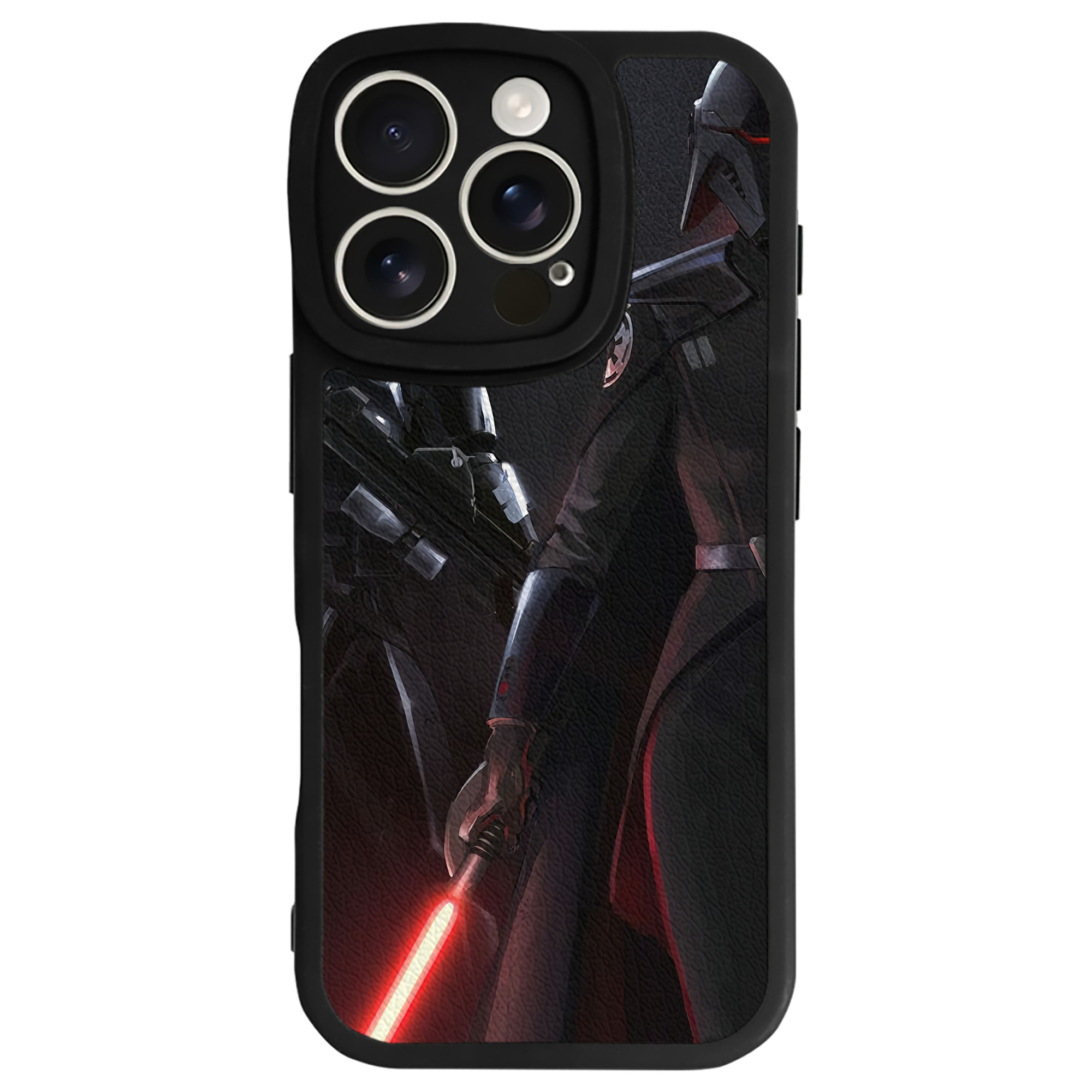 （画像用） スター・ウォーズ Star Wars 【iPhone 16シリーズ対応】シリコンスマホケース（レザー調） 材質：シリコン